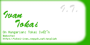 ivan tokai business card